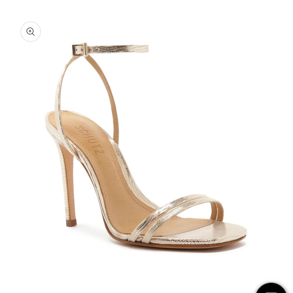 Schutz Altina Embossed-Leather Sandal 7.5